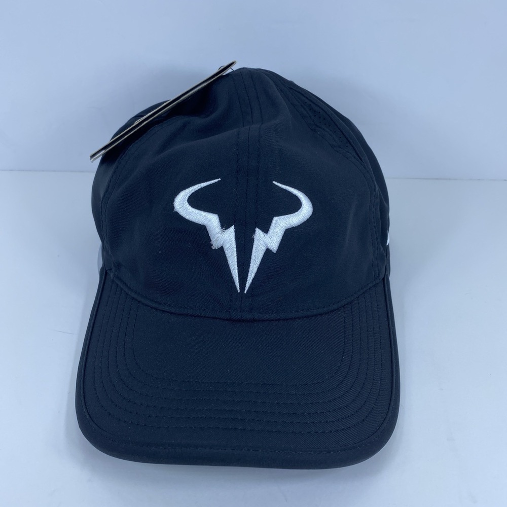 Nike Dri Fit Rafa Hat M/L Nadal Tennis Club Cap FB5600-010 Black NWT